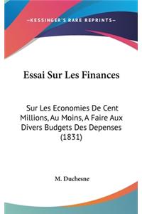 Essai Sur Les Finances