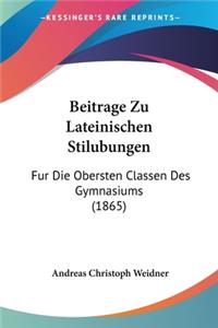 Beitrage Zu Lateinischen Stilubungen