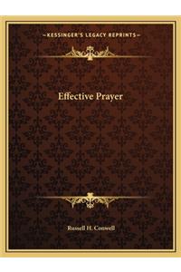 Effective Prayer