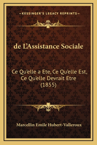 de L'Assistance Sociale