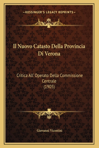 Il Nuovo Catasto Della Provincia Di Verona