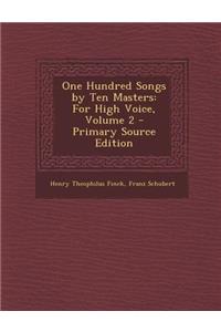 One Hundred Songs by Ten Masters