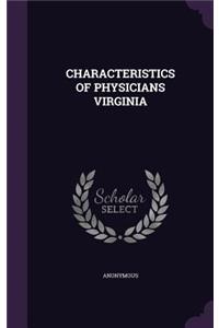 Characteristics of Physicians Virginia