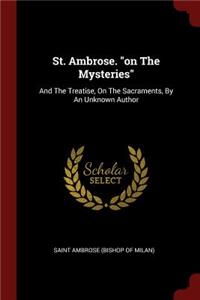St. Ambrose. on The Mysteries