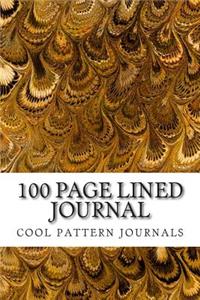 100 Page Lined Journal
