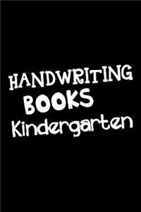 Handwriting Books Kindergarten