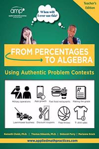 From Percentages to Algebra - Teacher's Edition