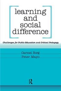Learning and Social Difference