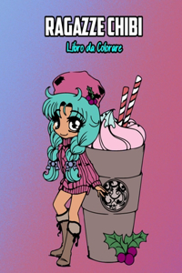 Ragazze Chibi Libro da Colorare