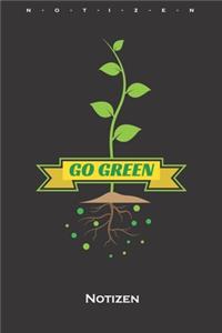 Go Green Notizbuch