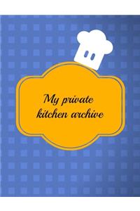 My Private Kitchen Archive