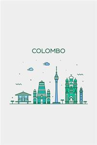 Colombo Minimalist Travel Notebook [Lined] [6x9] [110 pages]