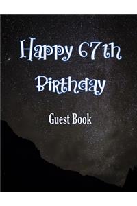 Happy 67th Birthday Guest Book