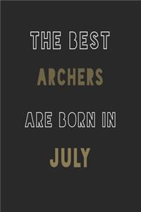 The Best Archers are Born in July journal
