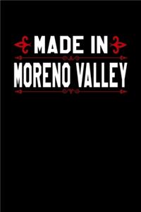Notizbuch Made in Moreno Valley