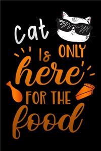 cat is only here for the food