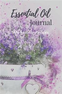 Essential Oil Recipe Journal - Special Blends & Favorite Recipes - 6