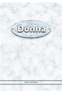 Donna - Lined Notebook