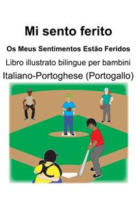 Italiano-Portoghese (Portogallo) Mi sento ferito/Os Meus Sentimentos Estão Feridos Libro illustrato bilingue per bambini