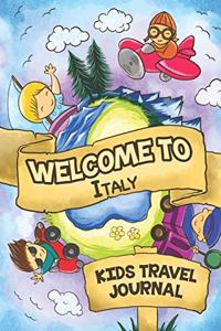 Welcome To Italy Kids Travel Journal
