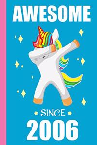 13th Birthday Dabbing Unicorn