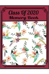 Class Of 2020 Memory Book