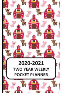 2020-2021 Two Year Weekly Pocket Planner