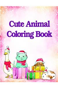 Cute Animal Coloring Book
