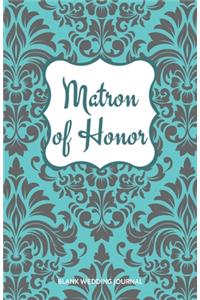 Matron of Honor Small Size Blank Journal-Wedding Planner&To-Do List-5.5
