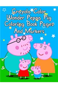 Crayola Color Wonder Peppa Pig Coloring Book Pages And Markers