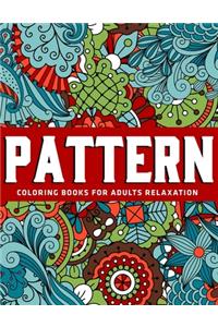 Pattern Coloring Books for Adults Relaxation