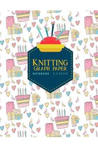 Knitting Graph Paper Notebook - 2