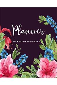 2019 Weekly and Monthly Planner