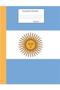 Argentina Composition Notebook
