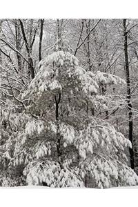 Pretty Winter Scene School Composition Book 130 Pages