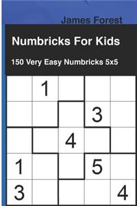Numbricks For Kids 150 Very Easy Numbricks 5x5