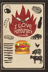 I Love Hamburgers Journal