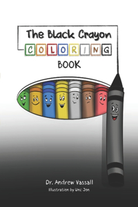 Black Crayon Coloring Book