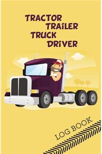 Tractor Trailer Truck Driver Log Book