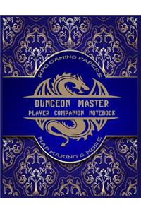 RPG Gaming Papers Dungeon Master Player Companion Notebook
