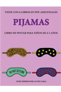 Libro de pintar para niños de 4-5 años (Pijamas)