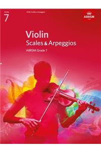 Violin Scales & Arpeggios, ABRSM Grade 7