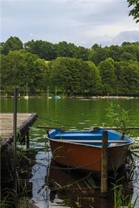 A Row Boat by the Jetty on a Lake Journal
