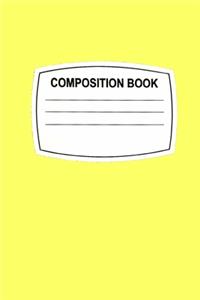 Yellow Composition Notebook