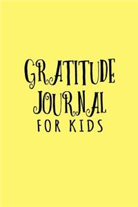 Gratitude Journal for Kids