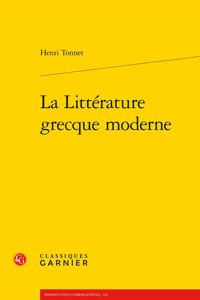 La Litterature Grecque Moderne