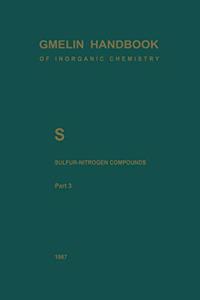 S Sulfur-Nitrogen Compounds