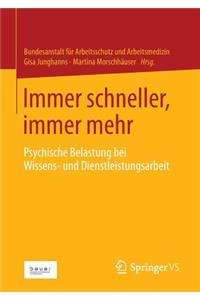 Immer schneller, immer mehr