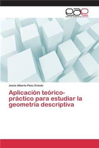 Aplicación teórico-práctico para estudiar la geometría descriptiva