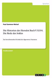 Die Historien des Herodot Buch V. 92-94. Die Rede des Sokles
